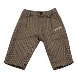Moschino Pantalone Stampa Fantasia con Elastico In Vita Marrone per Neonato MUP061 MARRONE MOSCHINO 