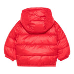 Moschino Giubbino tinta unita con Cappuccio Rosso per Bambino MUS032J ROSSO MOSCHINO 