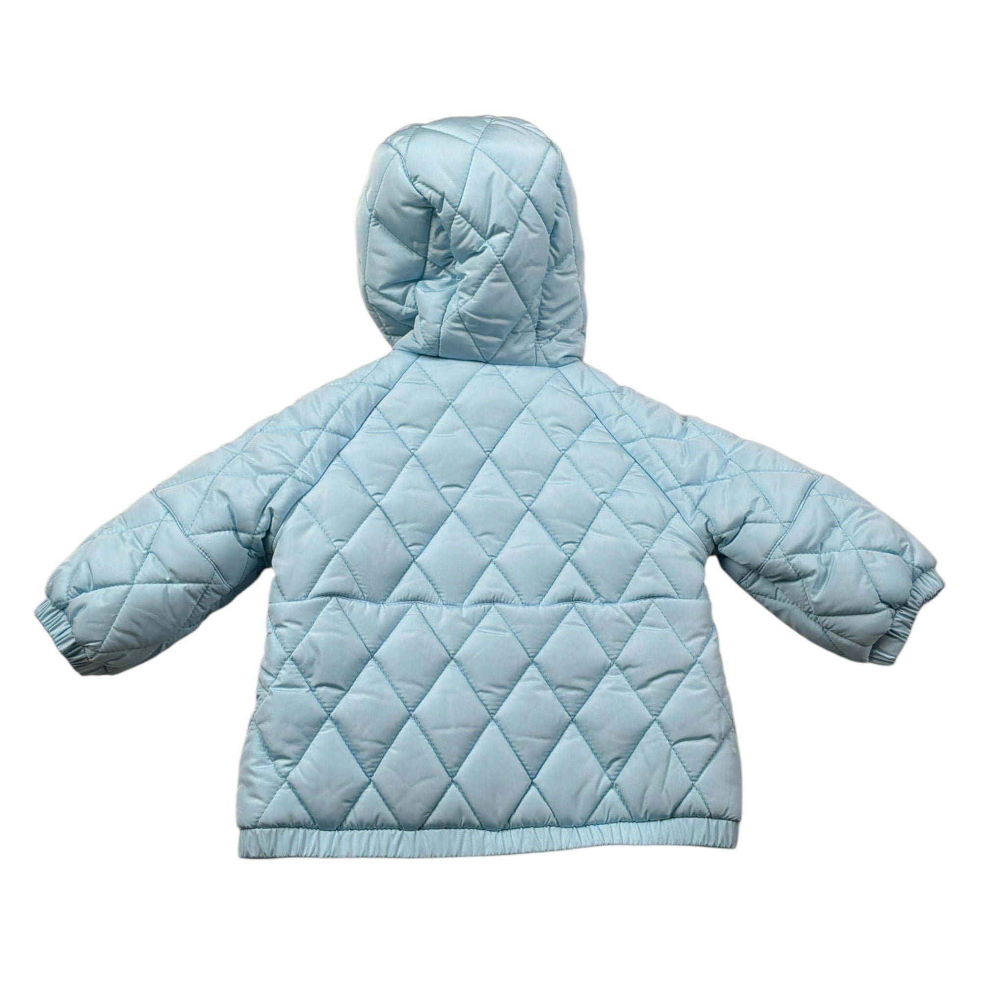 Moschino Giubbino tinta unita con Logo Azzurro per Neonato MUS036 AZZURRO MOSCHINO 