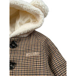 Moschino Cappotto Stampa Fantasia con Cappuccio Marrone per Neonato MUS037 MARRONE MOSCHINO 