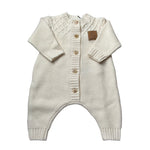 Moschino Tutina Manica Lunga tinta unita Panna per Neonato MUT04 PANNA MOSCHINO 