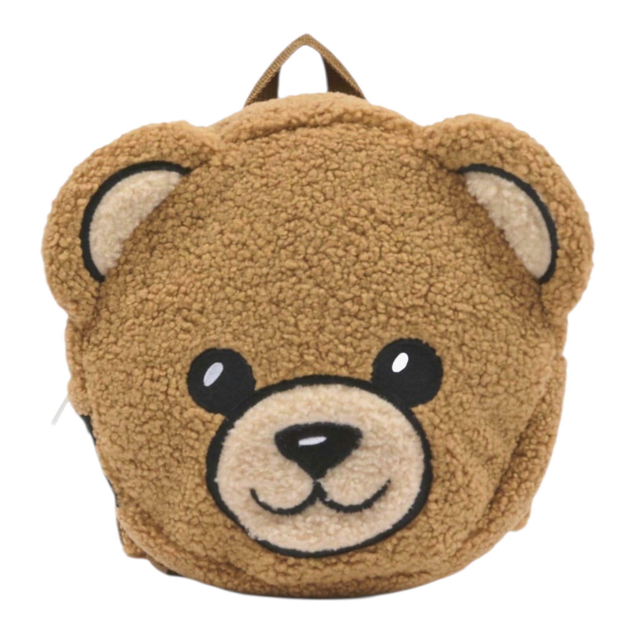 Moschino Zaino tinta unita Forma Orso Beige per Bambino MUX05E BEIGE MOSCHINO 