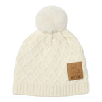 Moschino Cappello tinta unita con Logo Panna per Neonato MUX05JX PANNA MOSCHINO 