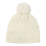 Moschino Cappello tinta unita con Logo Panna per Neonato MUX05JX PANNA MOSCHINO 