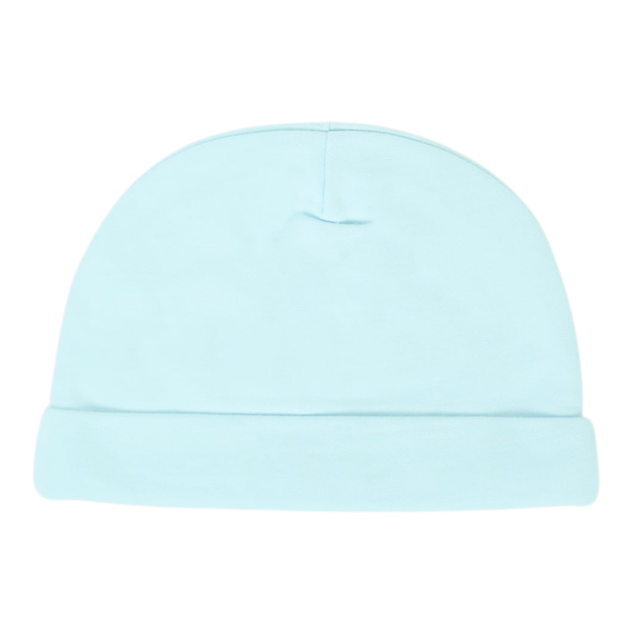 Moschino Cappello tinta unita con Logo Azzurro per Neonato MUX05L AZZURRO MOSCHINO 