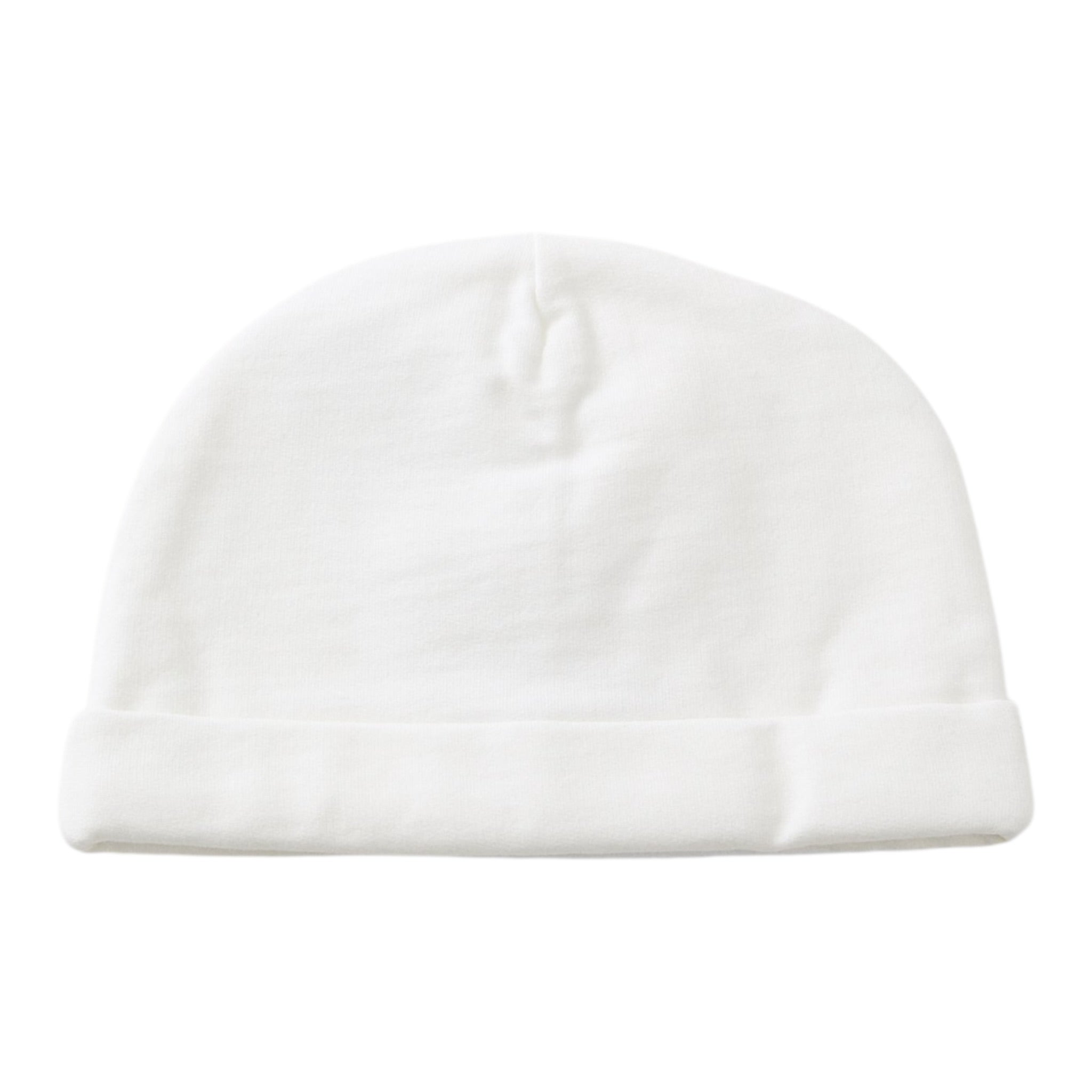 Moschino Cappello tinta unita con Logo Bianco per Neonato MUX05L BIANCO MOSCHINO 