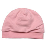 Moschino Cappello tinta unita con Logo Rosa per Neonata MUX065 ROSA MOSCHINO 