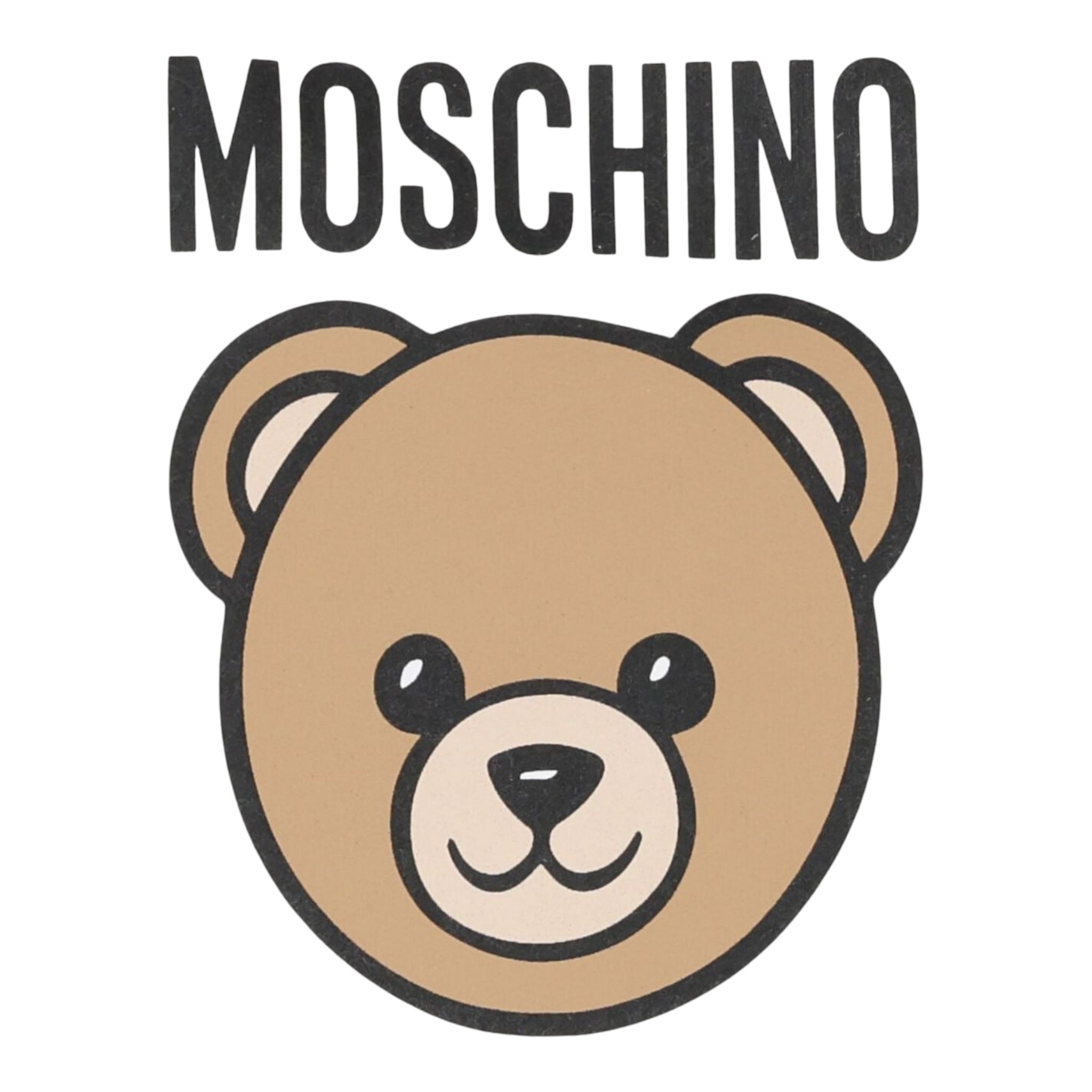Moschino Tutina Manica Lunga tinta unita con Logo Bianco per Neonato MUY08JXX BIANCO MOSCHINO 