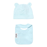 Moschino Set Cappello-Bavetta tinta unita Azzurro per Neonato MUY08K AZZURRO MOSCHINO 