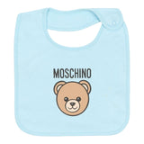Moschino Set Cappello-Bavetta tinta unita Azzurro per Neonato MUY08KXX AZZURRO MOSCHINO 