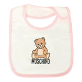 Moschino Set Cappello-Bavetta tinta unita Rosa per Neonata MUY08LX ROSA MOSCHINO 