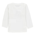 Moschino Shirt Girocollo tinta unita con Stampa Bianco per Neonato MWO00R BIANCO MOSCHINO 