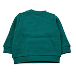Moschino Completo 2 Pezzi Felpa-Pantalone tinta unita Verde per Neonato MZF060 VERDE MOSCHINO 