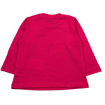 Moschino Shirt Girocollo tinta unita con Stampa Fuxia per Neonata MZO00RA FUXIA MOSCHINO 