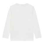 Moschino Shirt Girocollo tinta unita con Stampa Bianco per Neonato MZO00RXXX BIANCO MOSCHINO 