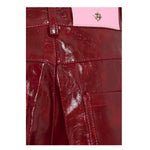 John Richmond Short tinta unita In Ecopelle Bordeaux per Neonata RGA25098SH BORDEAUX JOHN RICHMOND 