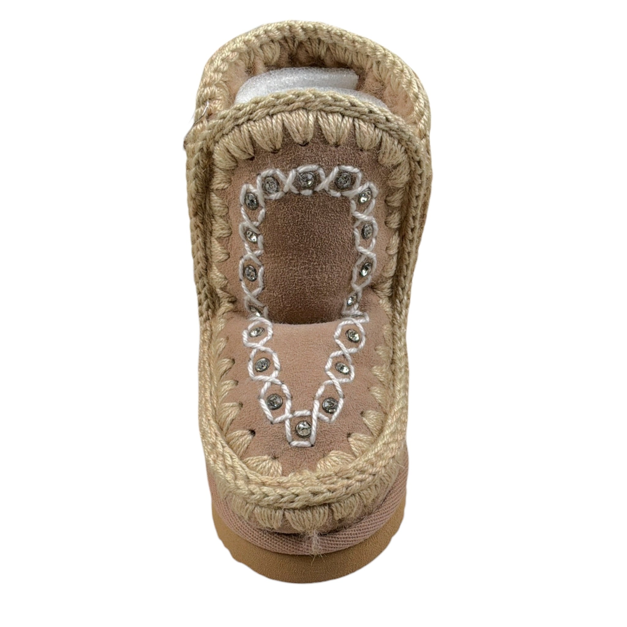 Mou Stivali tinta unita con Fantasia Beige per Bambina MUFK101043A BEIGE MOU 