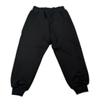 Mousse Pantalone tinta unita con Logo Nero per Neonato BROSN NERO MOUSSE 