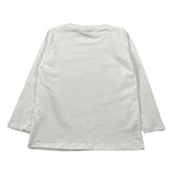 Mousse Shirt Girocollo tinta unita con Stampa Bianco per Neonato BROSSH BIANCO MOUSSE 