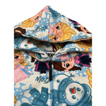 Mousse Felpa con Zip E Cappuccio Stampefrozen Azzurro per Neonata HOODIE AZZURRO MOUSSE 