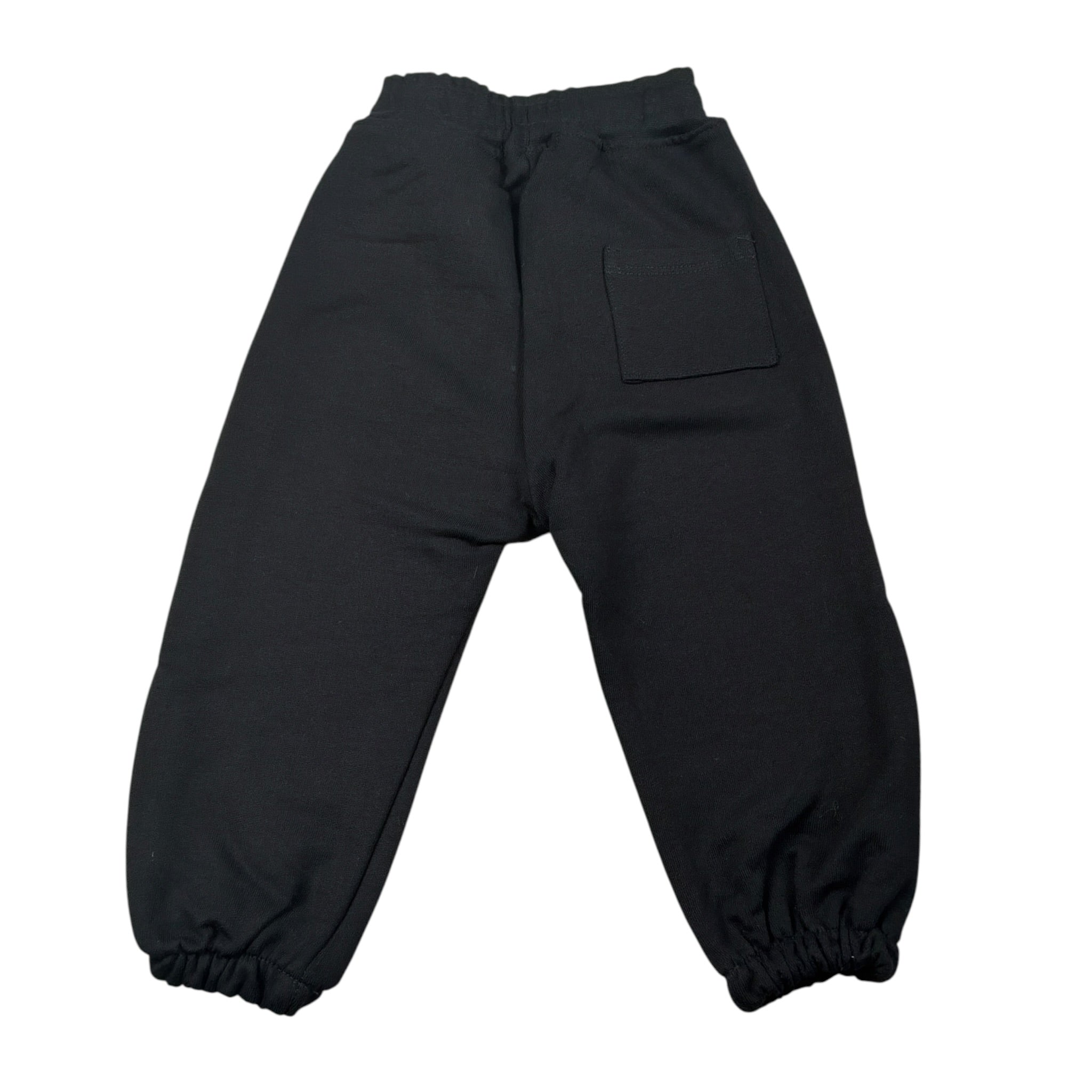 Mousse Pantalone tinta unita con Logo Nero per Bambino SPINAIRPJ NERO MOUSSE 