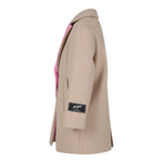 Msgm Cappotto tinta unita Beige per Bambina F4MSJGCO169 BEIGE MSGM 