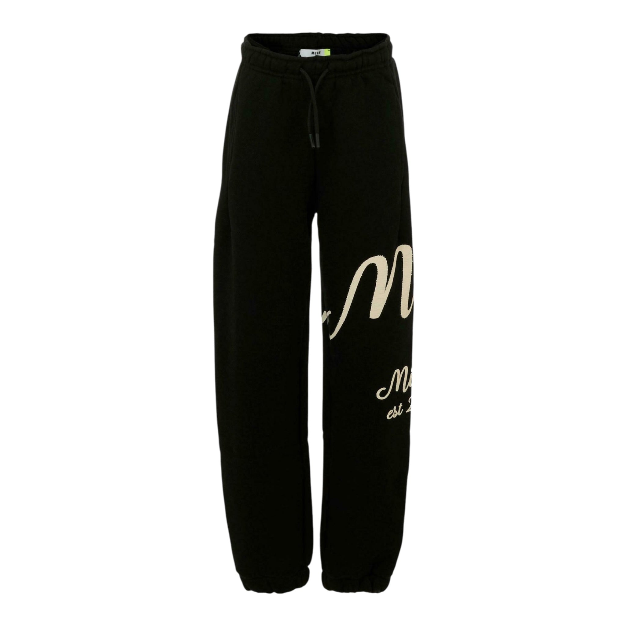 Msgm Pantalone Modello Tuta tinta unita con Stampa Nero per Bambina F5MSJBFP255X NERO MSGM 