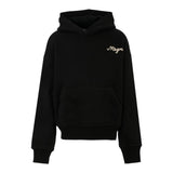 Msgm Felpa tinta unita con Cappuccio E Stampa Nero per Bambina F5MSJBHS254 NERO MSGM 
