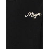 Msgm Felpa tinta unita con Maniche In Contrasto Nero per Bambina F5MSJBSW250 NERO MSGM 