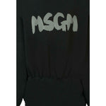 Msgm Abito Manica Lunga tinta unita con Logo Nero per Bambina F5MSJGDR044 NERO MSGM 