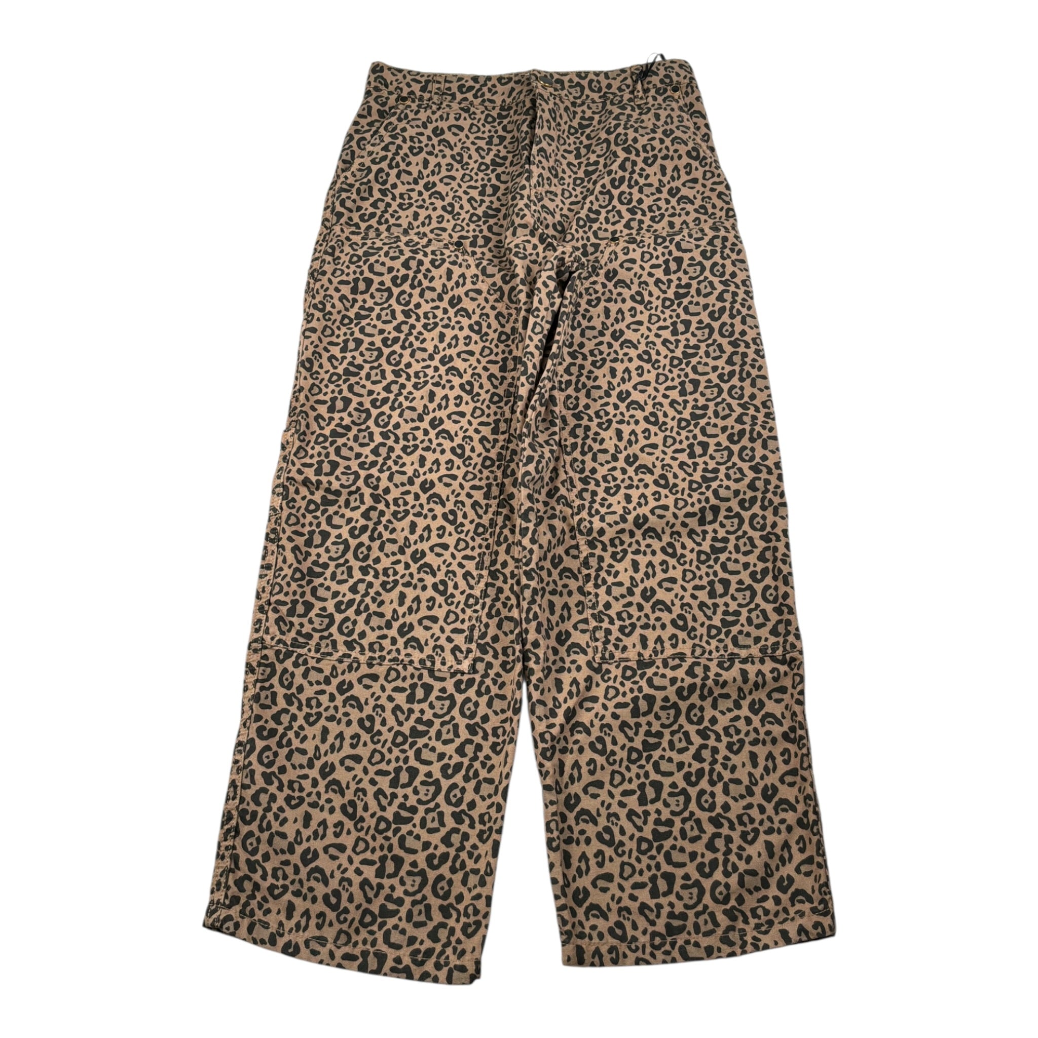 Msgm Pantalone tinta unita con Stampa Maculata Marrone per Bambina F5MSJGPA130 MARRONE MSGM 
