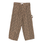 Msgm Pantalone tinta unita con Stampa Maculata Marrone per Bambina F5MSJGPA130X MARRONE MSGM 