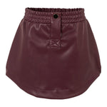 Msgm Gonna Ecopelle tinta unita Vinaccia per Bambina F5MSJGSK107X VINACCIA MSGM 