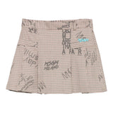 Msgm Gonna tinta unita con Microfantasia Panna per Bambina F5MSJGSK110 PANNA MSGM 