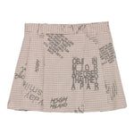 Msgm Gonna tinta unita con Microfantasia Panna per Bambina F5MSJGSK110 PANNA MSGM 