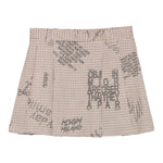 Msgm Gonna tinta unita con Microfantasia Panna per Bambina F5MSJGSK110X PANNA MSGM 