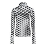 Msgm Shirt Stampa Fantaisa Bianco/Nero per Bambina F5MSJGTN260 BIANCO/NERO MSGM 