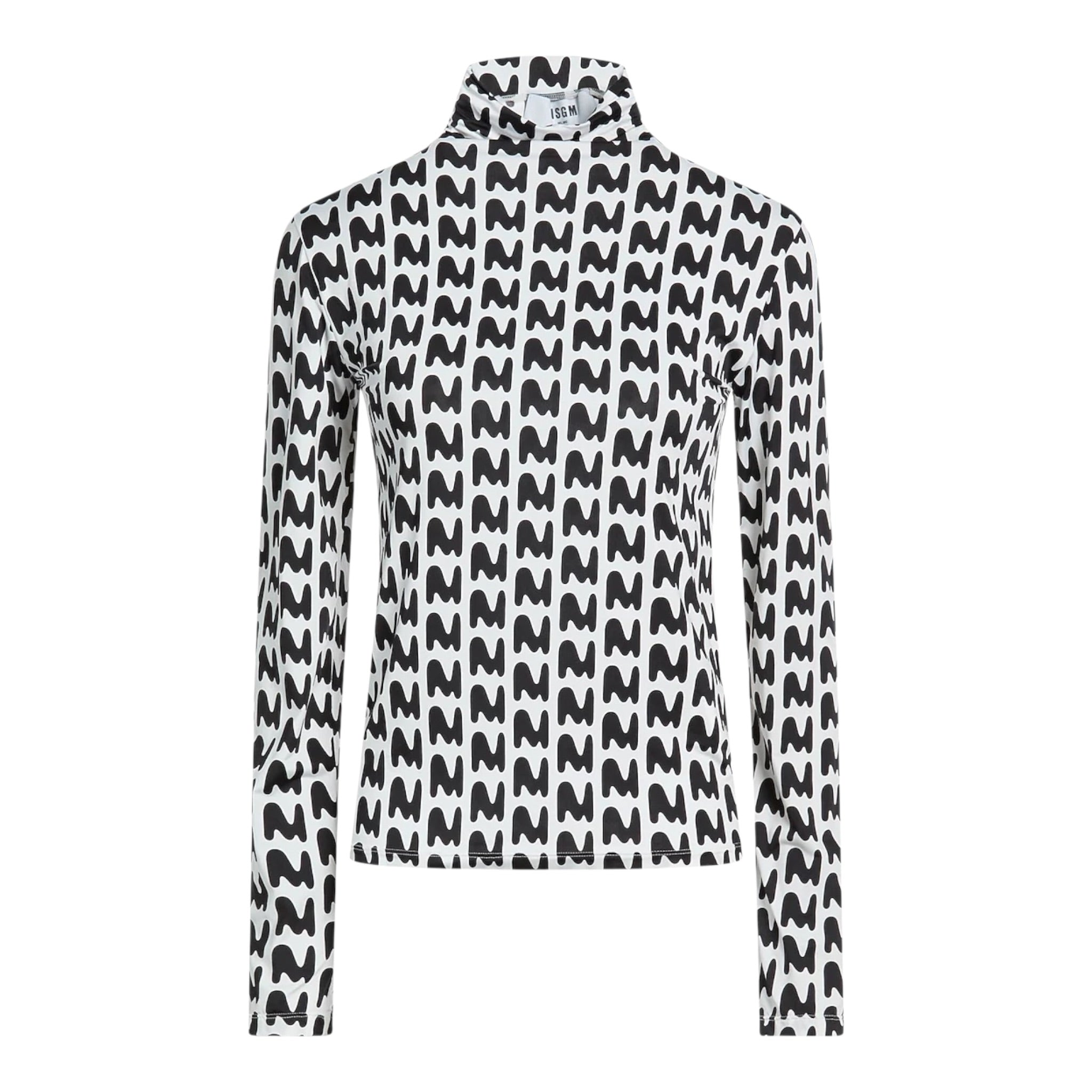 Msgm Shirt Stampa Fantaisa Bianco/Nero per Bambina F5MSJGTN260 BIANCO/NERO MSGM 