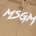 Msgm Completo 2Pz Felpa-Pantalone Beige per Bambino F5MSUNSF281 BEIGE MSGM 