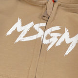 Msgm Completo 2Pz Felpa-Pantalone Beige per Bambino F5MSUNSF281 BEIGE MSGM 