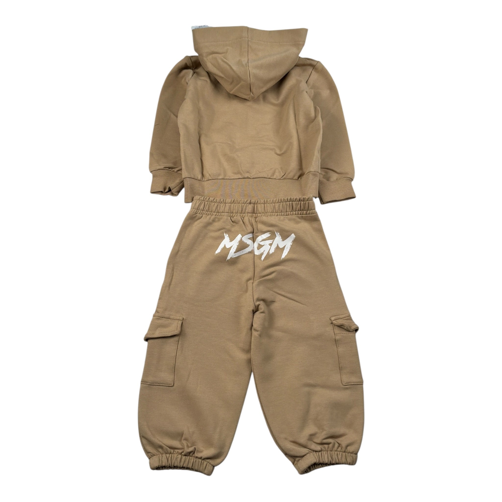 Msgm Completo 2Pz Felpa-Pantalone Beige per Neonato F5MSUNSF281N BEIGE MSGM 