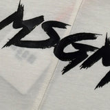 Msgm Shirt tinta unita con Stampa Panna per Bambina F5MSUNTH284J PANNA MSGM 