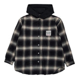 N°21 Camicia Manica Lunga con Cappuccio Nero per Bambino N2107YX NERO N°21 
