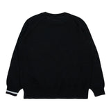 N°21 Maglia Girocollo tinta unita con Logo Nero per Bambino N2108H NERO N°21 
