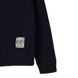 N°21 Maglia tinta unita con Cappuccio Blu per Bambino N2108L BLU N°21 