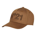 N°21 Cappello Berretto tinta unita Cammello per Bambino N2108R CAMMELLO N°21 