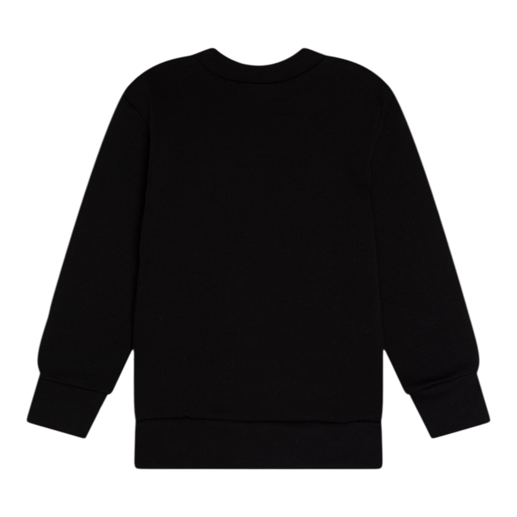 N°21 Felpa Chiusa Girocollo tinta unita con Logo Nero per Bambino N21588 NERO N°21 