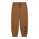 N°21 Pantalone Tuta tinta unita con Logo Cammello per Bambino N21615 CAMMELLO N°21 