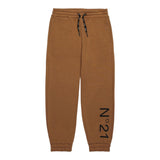N°21 Pantalone Tuta tinta unita con Logo Cammello per Bambino N21615 CAMMELLO N°21 