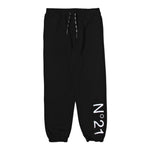N°21 Pantalone Modello Tuta tinta unita con Stampa Nero per Bambina N21615N0154 NERO N°21 